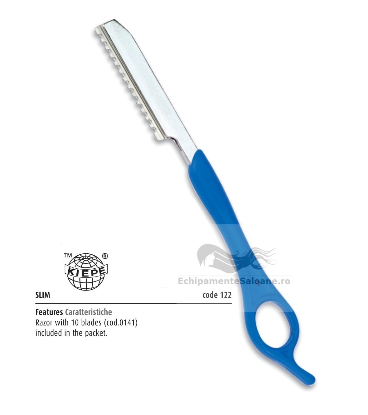 KIEPE Slim - Set brici de texturat + 10 lame