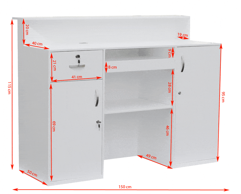 Receptie salon cod 282034 alb - imagine 4