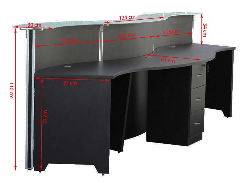 Receptie salon cod_202038 negru - imagine 4