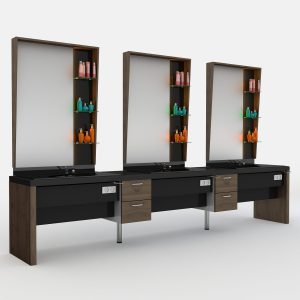 Post de lucru frizerie / barber styling unit ALPEDA BARON MAN