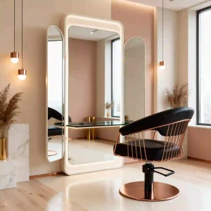 Scaun coafor / styling chair Alpeda ELITE ROSE SL, limited edition - imagine 5