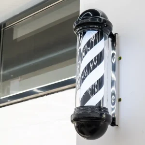 Reclama luminoasa / Barber Pole Kanton negru&alb