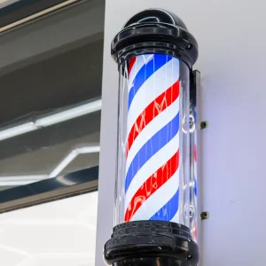 Reclama luminoasa / Barber Pole Kanton negru&alb