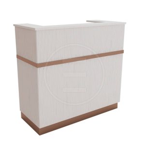 Receptie Alpeda Roza Desk Auriu / Crom / Rose / Black