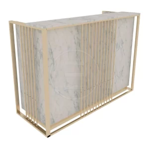 Receptie Alpeda Slim Grace Gold Desk