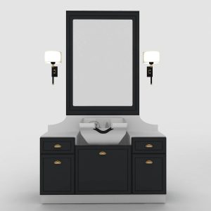 Post de lucru frizerie / barber styling unit Alpeda Victor