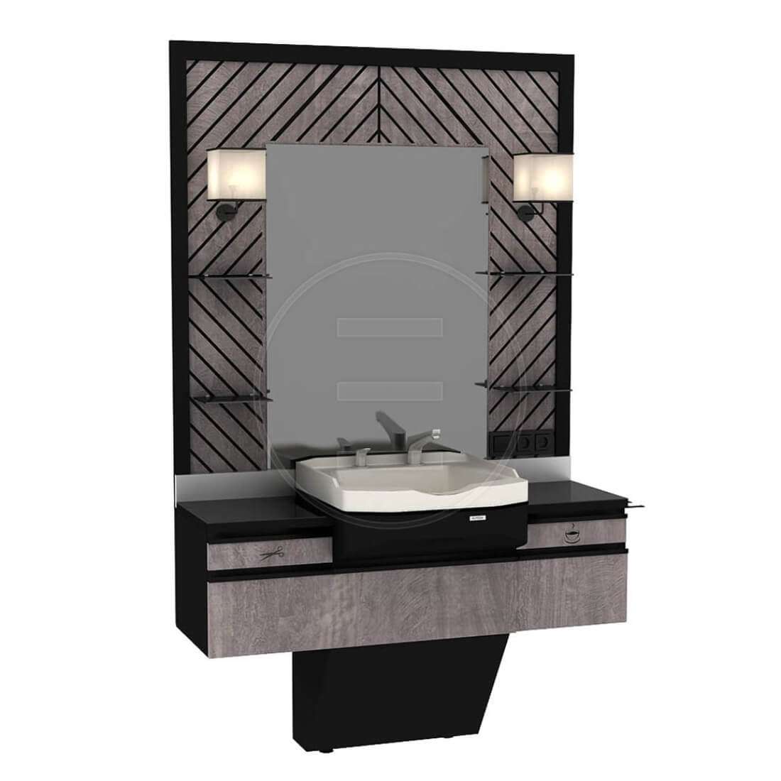 Post de lucru frizerie / barber styling unit Alpeda Active Man