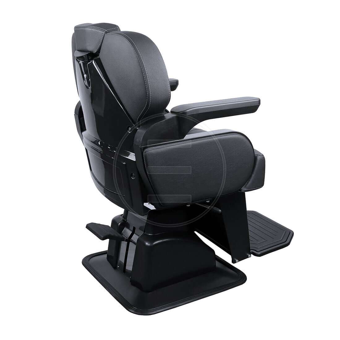 Scaun frizerie / barber chair Alpeda BOSS black edition - imagine 2