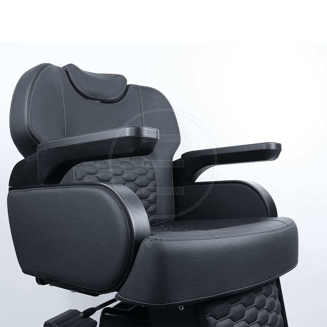 Scaun frizerie / barber chair Alpeda BOSS black edition - imagine 3