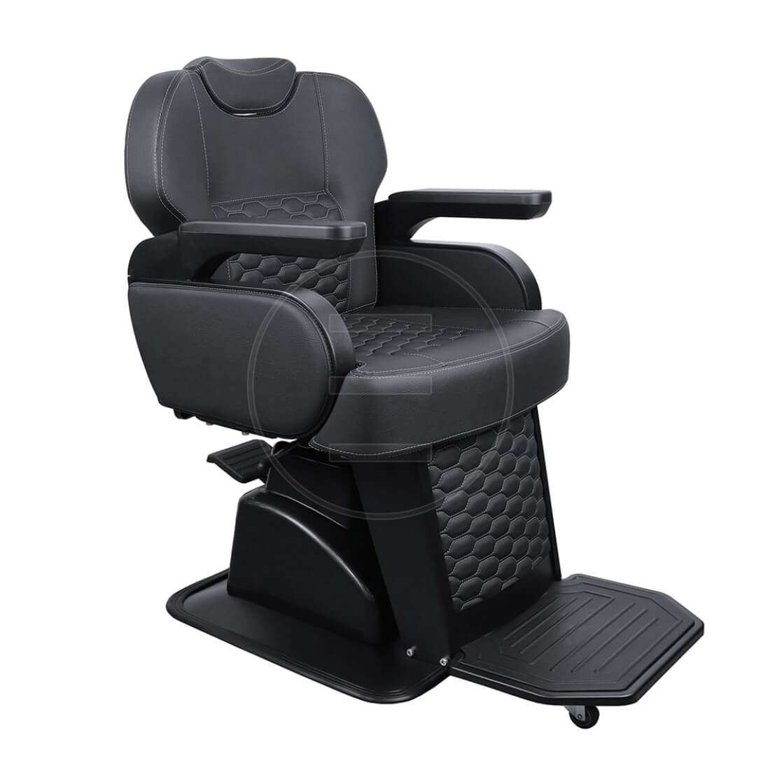 Scaun frizerie / barber chair Alpeda BOSS black edition