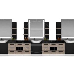 Post de lucru frizerie / barber styling unit ALPEDA CERA MAN WTC