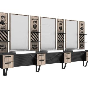 Post de lucru frizerie / barber styling unit Alpeda Ceramix Barber