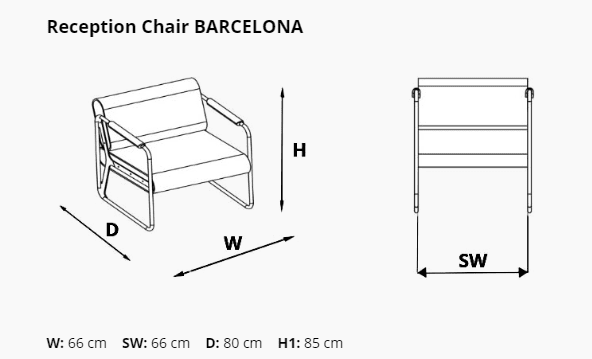 Fotoliu asteptare Alpeda Barcelona - imagine 4
