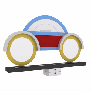 Post de lucru frizerie dublu copii / styling unit ALPEDA KID WOSVOS