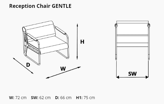 Fotoliu asteptare Alpeda Gentle - imagine 7