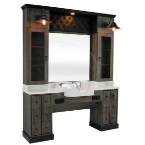 Post de lucru frizerie / barber styling unit Alpeda Majesty Cabinet