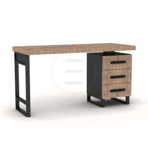 Masa manichiura ALPEDA LOFT NAIL STATION, cu aspirator - latime 200 cm