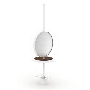 Post lucru coafor / styling unit ALPEDA ROUND ISLAND BY - imagine 2