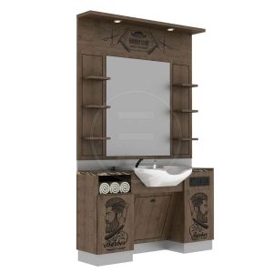 Post de lucru frizerie Alpeda Truva Dark Man