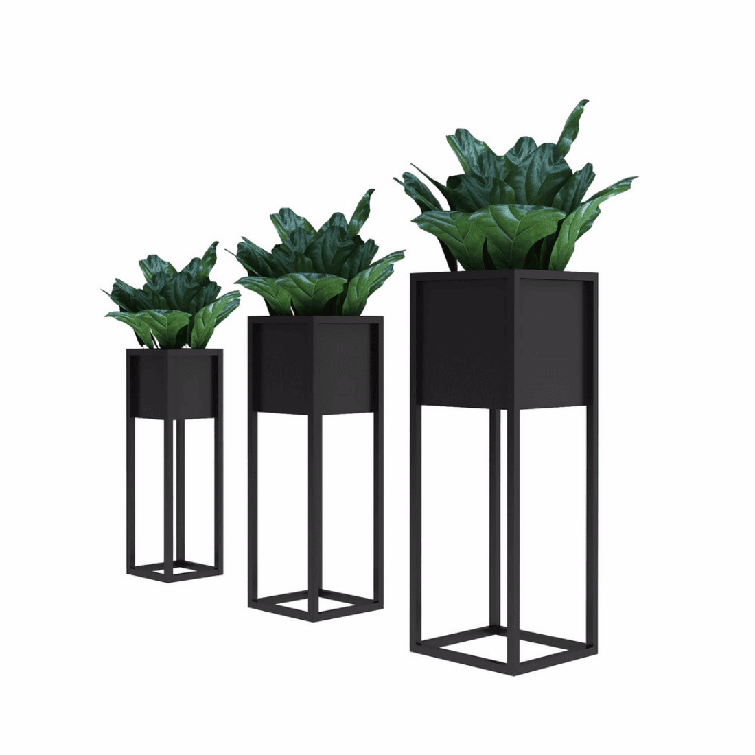 Suport metalic pentru flori ALPEDA FLOWER BASKET