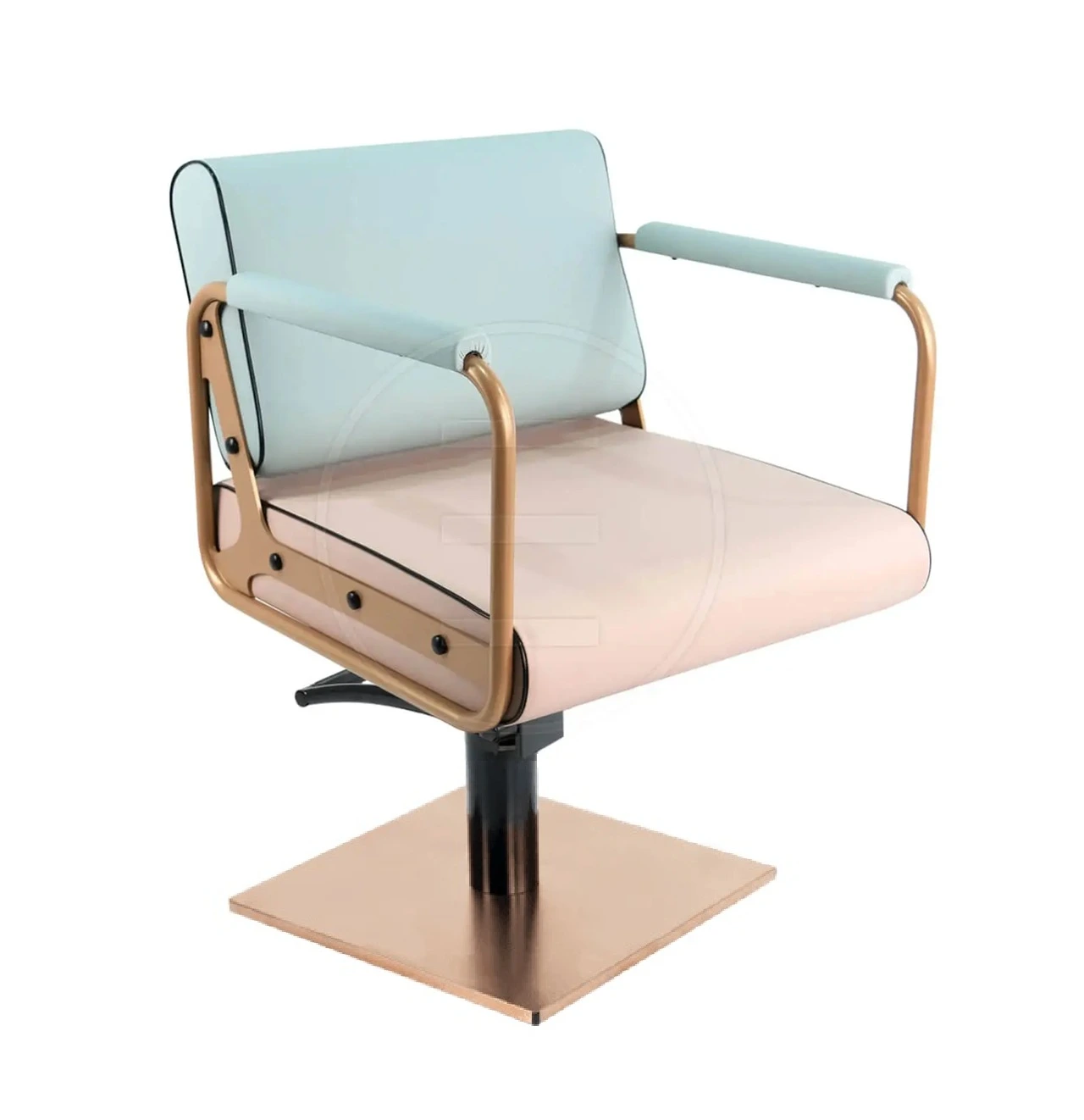 Scaun coafor / styling chair Alpeda Round Styling Rose - new collection - imagine 4