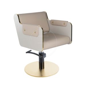 Scaun coafor / styling chair Alpeda KAI Gold, Outlet