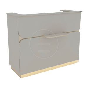 Receptie Alpeda Boho Desk Auriu / Crom / Rose / Black