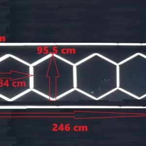 Set Lumini HexaLed - 360 / 120 cm, cu chenar