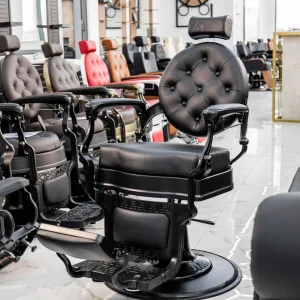 Scaun frizerie / Barber chair Kanton Lord Black Edition