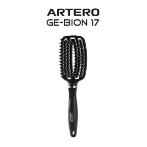 Perie par curbata flexibila cu ventilatie Artero /  Artero Ge-Bion 17 Flexible Curve Vent Black