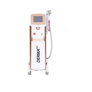 Aparat Epilare Definitiva Laser Dioda 3 lungimi 755NM, 808NM, 1064NM Profesional 1200W Dioda Laser, 50mil Impulsuri DERMASkin Rose Gold