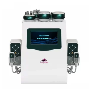 Aparat 6 in1 Lipolaser Liposuctie Virtuala, Cavitatie in vid, Tripolar, Multipolar RF Slabire in greutate, Indepartare celulita, Slabire Rapida, Radiofrecventa Profesional Salon, 61BL TotulPerfect