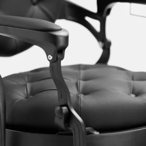 Scaun frizerie/ Barber chair Kanton Mack Black Edition - imagine 9