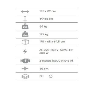 Fotoliu electric pentru cosmetica si Spa SILVERFOX LARIM - imagine 7