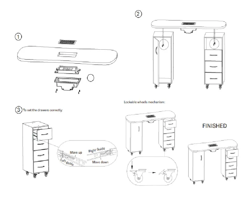 Masa manichiura KANTON TOLI - imagine 3
