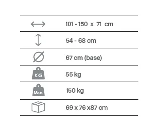 Scaun frizerie / Barber chair Dduueett Gon Black Silver - imagine 4