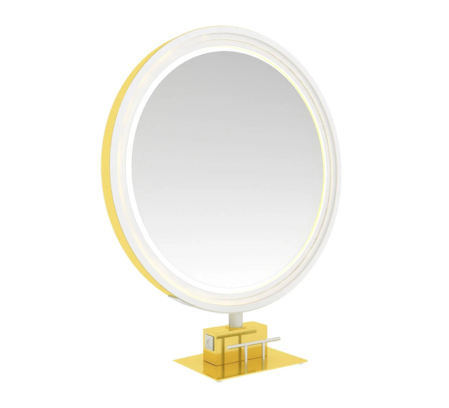 Post lucru coafor / styling unit ALPEDA Round Massive Wall, Gold