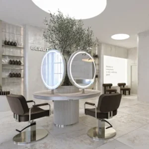 Post dublu de lucru coafor triplu / insula Alpeda Velux Island