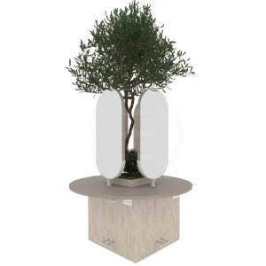 Post dublu de lucru coafor dublu / insula Alpeda Ladure Island