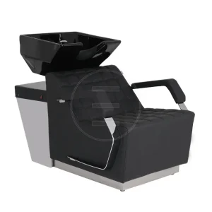Unitate pentru spalat, scafa / washing unit Alpeda Salon Wash Black, suport picioare electric - imagine 1