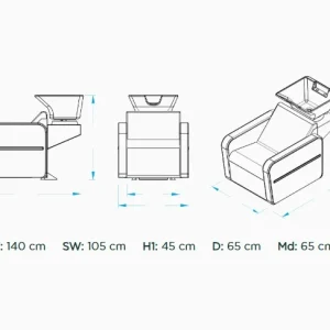 Unitate pentru spalat, scafa / washing unit Alpeda Castor Wash XL - imagine 2