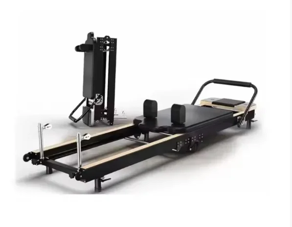 KANTON REFORMER PLIABIL aparat multifunctional profesional din lemn de artar, Reformer pentru pilates si yoga, echipament de fitness pentru remodelarea corpului