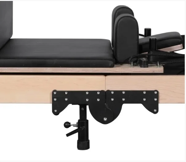 KANTON REFORMER PLIABIL aparat multifunctional profesional din lemn de artar, Reformer pentru pilates si yoga, echipament de fitness pentru remodelarea corpului - imagine 4
