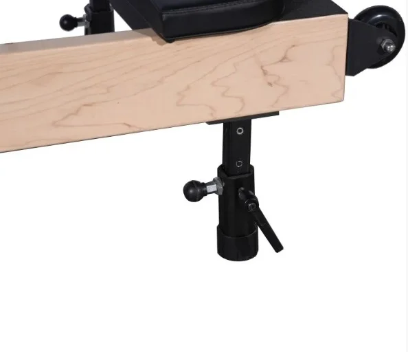 KANTON REFORMER PLIABIL aparat multifunctional profesional din lemn de artar, Reformer pentru pilates si yoga, echipament de fitness pentru remodelarea corpului - imagine 5