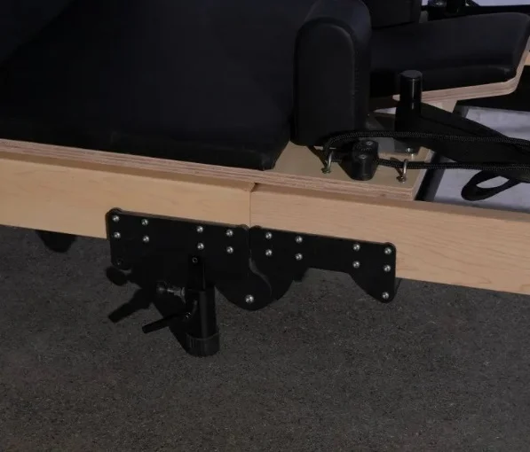 KANTON REFORMER PLIABIL aparat multifunctional profesional din lemn de artar, Reformer pentru pilates si yoga, echipament de fitness pentru remodelarea corpului - imagine 7