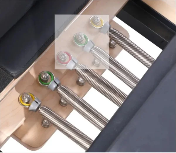 KANTON REFORMER PLIABIL aparat multifunctional profesional din lemn de artar, Reformer pentru pilates si yoga, echipament de fitness pentru remodelarea corpului - imagine 11