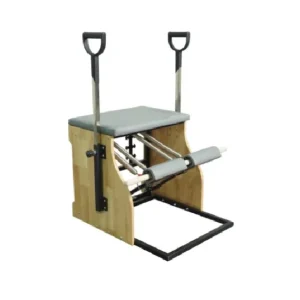 Aparat Pilates si Yoga Wunda Kanton profesional din lemn de stejar, scaun combo, corector postura, antrenament de bază de yoga, remodelare corporala si fitness