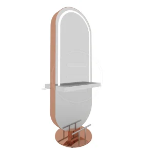 Post dublu de lucru coafor dublu / insula Alpeda Glam Island Gold - imagine 3