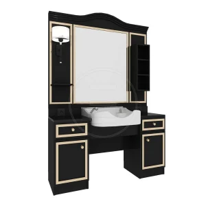 Post de lucru frizerie Alpeda Golden Man - imagine 1