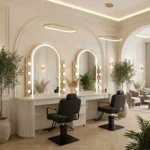 Post lucru coafor dublu Alpeda Melina Double Makeup - imagine 2